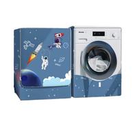 BaoT8YLu Housse de machine à laver extérieure, imperméable à la poussière, anti-soleil, housse pour machine à laver et sèche-linge avec ouvertures frontales