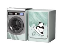 BaoT8YLu Housse de machine à laver extérieure, imperméable à la poussière, anti-soleil, housse pour machine à laver et sèche-linge avec ouvertures frontales