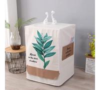BaoT8YLu Housse pour machine à laver, housse de lave-linge, housse automatique pour lave-linge et sèche-linge pour protéger la machine à laver à chargement frontal (Une Plante, Taille S 60 * 50 * 85