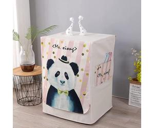 BaoT8YLu Housse pour Machine à Laver, Housse de Machine à Laver Automatique pour la Protection de la Machine à Laver Frontale (Mr. Xiong, Taille S 60 * 50 * 85 cm)