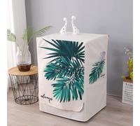 BaoT8YLu Housse pour Machine à Laver, Protection Automatique pour Sèche-Linge pour la Protection de la Machine à Laver (Feuille de Palmier, Taille S 60 * 50 * 85 cm)