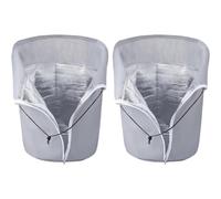 BaoT8YLu Lot de 2 protections thermiques pour plantes d'hiver - Protection hivernale pour plantes en pot contre le gel et l'humidité - Tissu Oxford réutilisable - Avec cordon de serrage et fermeture