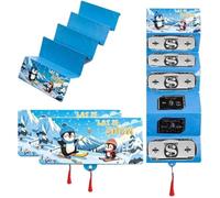 BaoT8YLu Lot de 4 porte-cartes de Noël ou cartes cadeaux 2026, avec 10 compartiments, surprise pour Noël, cartes pour tous les anniversaires