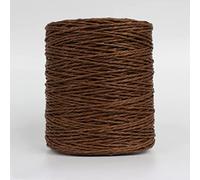 BaoT8YLu Ruban de Papier de Raphia, Paille de Raphia Naturel 280-300M / Fil de Rouleau pour Tricot à la Main Chapeau au Crochet Sac à Main paniers de Coussin matériel de Tricot Fil coloré(16)