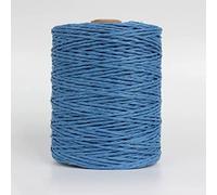 BaoT8YLu Ruban de Papier de Raphia, Paille de Raphia Naturel 280-300M / Fil de Rouleau pour Tricot à la Main Chapeau au Crochet Sac à Main paniers de Coussin matériel de Tricot Fil coloré(24)