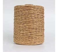 BaoT8YLu Ruban de Papier de Raphia, Paille de Raphia Naturel 280-300M / Fil de Rouleau pour Tricot à la Main Chapeau au Crochet Sac à Main paniers de Coussin matériel de Tricot Fil coloré(14)