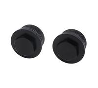 BaotyJie 2 Pièces Vis de Fourche Supérieures Bouchons Supérieurs et Boulons de Remplacement en Alliage D'Aluminium avec Une Conception Compacte Convient pour, Noir