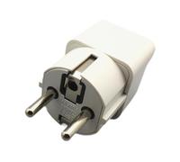 BaotyJie Adaptateur de Courant Universel pour Voyager en Europe - Prise électrique Compacte pour Mur, Blanc
