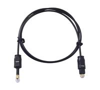 BaotyJie Câble Audio Optique numérique, câble Portable Multifonction 3,5 mm SPDIF pour Haut-parleurs, amplificateurs, téléviseurs, 100cm