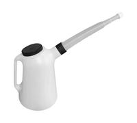 BaotyJie Huile Mesureur Pichet Huile Récipient Résistant PP avec Bouchon Étanche Bec Allongé Pratique Utilisation Adaptée à L'Entretien Auto Garage, 1.2 L 20 Cm X 12.5