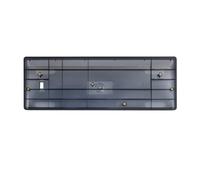 BaotyJie Keyboard Case Boîtier Clavier Coque Support Châssis Boîtier Ergonomique pour Montage Aisée Plastique et Portable Sécurise la Carte et Les Composants, Array, Noir Translucide