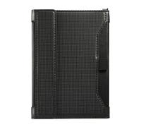 BaotyJie Porte-Passeport Protecteur Accessoires protégés Rangement Multiple Accessoires Robustes Sac à Cartes Portefeuille Portefeuille de pour, Noir