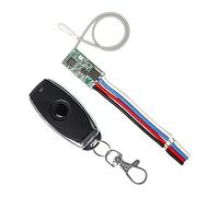 BaotyJie Récepteur de Commutateur de Télécommande Sans Fil RF 433MHz Mini, 1 bouton blanc