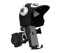 BaotyJie Support de Téléphone pour Vélo, Visière Solaire, en Forme de Casque, Angle Réglable, Résistant à La Pluie, Matériau écologique pour Vélos électriques, Type de Guidon