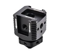 BaotyJie Triple Cold Shoe Mount Remplissage Light Multifinection Bracket Camera Cage Cage Mount Renusable Hot Shoe Extension Bracket