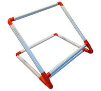 BaouRouge Double Cadre/métier à Quilter/Broderie/Peinture sur Soie/matelassage/Point de Croix/travaux d'aiguille. 35 x 30 x 25cm