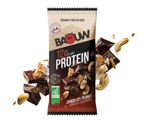 Baouw Barre Protéinée Bio Chocolat Cacahuète 12x50g