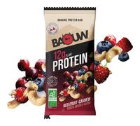 Baouw Barre Protéinée Bio Fruits Rouges Cajou 12x50g