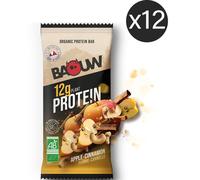BAOUW Barre Protéinée Pomme-cannelle (x12) - Mixte - Multicolore - taille Unique- modèle 2026