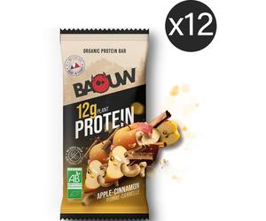 BAOUW Barre Protéinée Pomme-cannelle (x12) - Mixte - Multicolore - taille Unique- modèle 2026