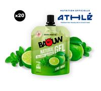 BAOUW Gel Naturel Bio 85g Citron Vert-menthe Pack X20 - Mixte - Multicolore - taille Unique- modèle 2026