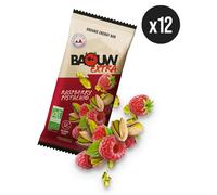 Baouw - Pack de 12 barres énergétiques - Pack Barres Extra Framboise Pistache (x12) en Bois - Rouge Rouge