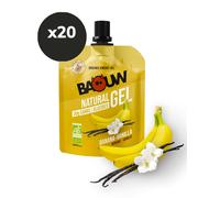 Baouw - Pack de 20 gels énergétiques - Pack Gels Banane Vanille (x20) en Bois - Jaune Jaune