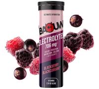 Baouw – Tube de pastilles électrolytes – Mûre-Cassis – 10 pastilles