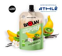BAOUW Puree Bio Banane-kiwi-vanille Pack X20 - Mixte - Jaune / Vert - taille Unique- modèle 2026