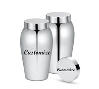 BAOWIQI Petite urne funéraire pour cendres humaines Arbre de vie et ailes d'ange en acier inoxydable Souvenir funéraire pour adultes pour humains et animaux domestiques