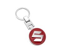 BAOYBS Porte Clef de Voiture pour Suzuki Ignis MHEV 2020-2022 2023 2024, multi usages Utile key chain rings UtileIdee Cadeau Saint Valentin Accessoires décoratifs voiture,Red