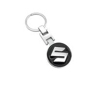 BAOYBS Porte Clef de Voiture pour Suzuki SX4 Bj. 2006-2013, multi usages Utile key chain rings UtileIdee Cadeau Saint Valentin Accessoires décoratifs voiture,Black