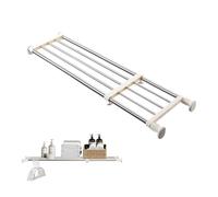 Baoyouni Étagères extensible antirouille Space Saver range-placard Placard étagère Rack 33''-46'' 0778-1