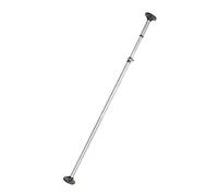 BAOYOUNI Poteau de Tension Ajustable Réglable Montage du Sol au Plafond Tige de Bricolage en Métal, sans Perçage, Pièces de Porte-vêtements, Hauteur Réglable 240-310 cm, Gris