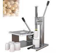 Baozi Machine à raviolis en acier inoxydable avec presse à pâte et 3 moules à chignon cuits à la vapeur pour un usage domestique et commercial