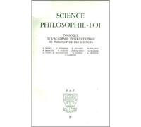 Bap n18 - Science - Philosophie - Foi - Colloque - Beauchesne - broché - Etude