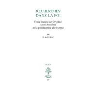 BAP N27 - Recherches dans la foi - Henri de Lubac - Beauchesne - broché - Etude