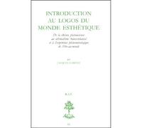 Bap n65 - introduction au logos du monde esthetique - de la chora platonicienne au schematisme tr De la Chôra platonicienne au schématisme transcendantal et à l'expérience phénoménologique du monde -