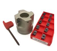 BAP300R CNC Fraise À Épaule Droite Lame En Carbure Usure Durable Haute Précision Sismique 40-22 50-22 63-22 APMT1135 Plaquettes de Carbure CNC(300R 40-22-4T-DP5420)