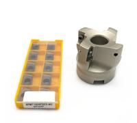 BAP400R 50 63 80 CNC disque de fraise tête à Angle droit 90 degrés équipée lames APMT1604 Plaquettes de Carbure CNC(1604 M2 VP15,400R 63-22-4T)