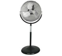 BAP460A - Brasseur d'air orientable 7367 m3/h - 100 Watts - Sur pied - 45 cm - 3 vitesses - 3 pales - Inclinable - Noir