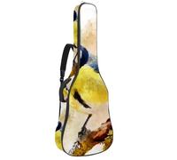 Baphomet and Lucifer Sac de transport pour guitare acoustique avec bandoulière réglable 101,6 cm, 104,1 cm, 106,7 cm, Multicolore 4., 42.9x16.9x4.7 in, Organiseur de sac
