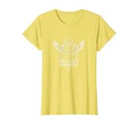 Baphomet Art Mystique chèvre ailée esthétique Occulte T-Shirt, Femme, Citron, L
