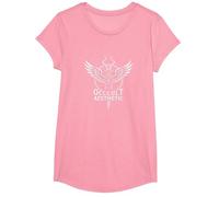 Baphomet Art Mystique chèvre ailée esthétique Occulte T-Shirt, Fille, Rose, M