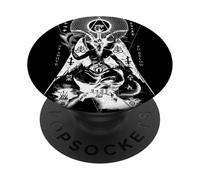 Baphomet Géométrie Sacrée - Art Hermétique Esotérique Symbolisme PopSockets PopGrip Adhésif