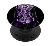 Baphomet Géométrie Sacrée - Art Hermétique Esotérique Symbolisme PopSockets PopGrip Adhésif
