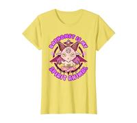 Baphomet is My Spirit Animal I Cute Satanic Goat T-Shirt, Femme, Citron, S