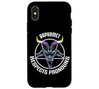 Baphomet Non Binaire Respecte Les Pronoms Pride Coque pour iPhone X/XS