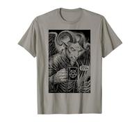 Baphomet Occulte Gothique Chèvre Satanique Drôle Monday is A Sin T-Shirt