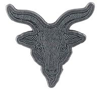 Baphomet Pin's gris